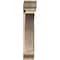 Ekena Millwork Thorton Traditional Smooth Bracket w/ Offset Brace, Douglas Fir, 7 1/2"W x 38"D x 38"H BKT0806X38X38THR01SDF - alternate 3